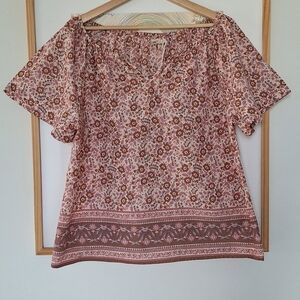 Faherty Florence Cotton Blouse